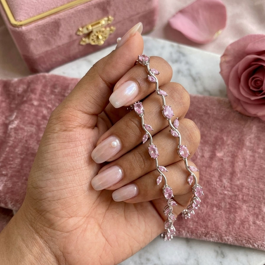 Crystal Tulip Bracelet