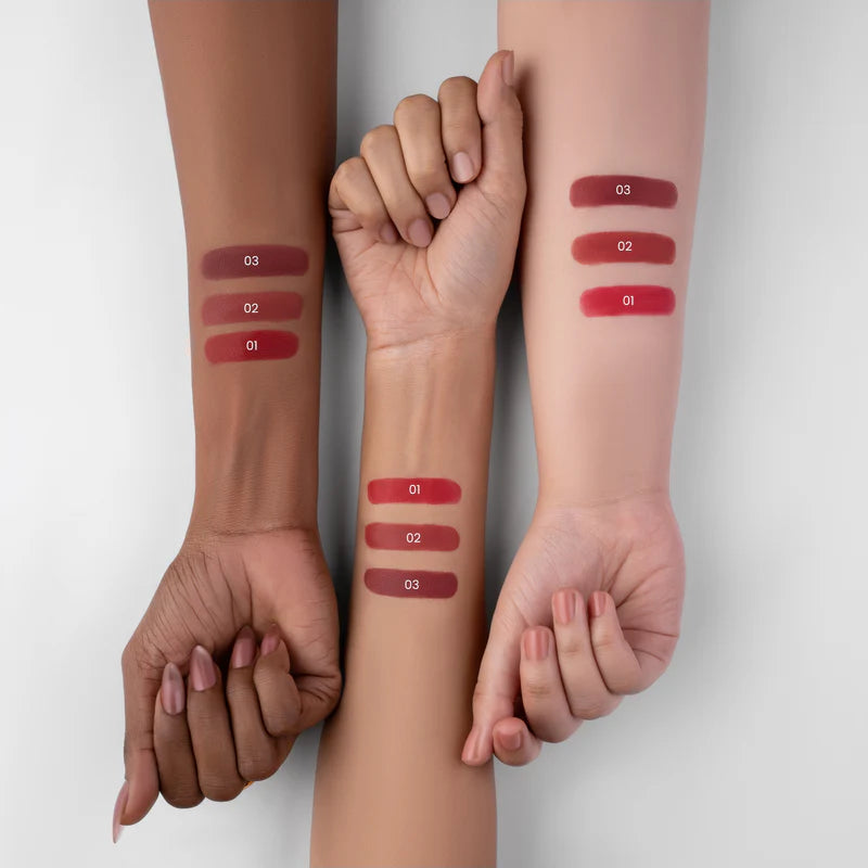 Mars 3 Matte box Lipstick 01 shade- Red & Maroons