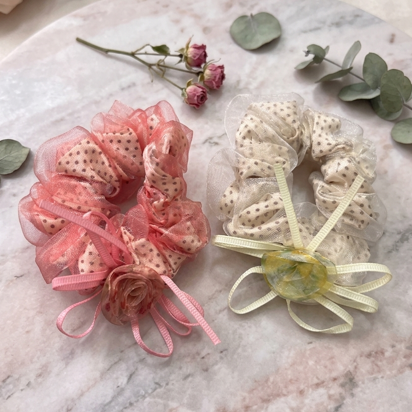 Dual Layer Korean Scrunchie
