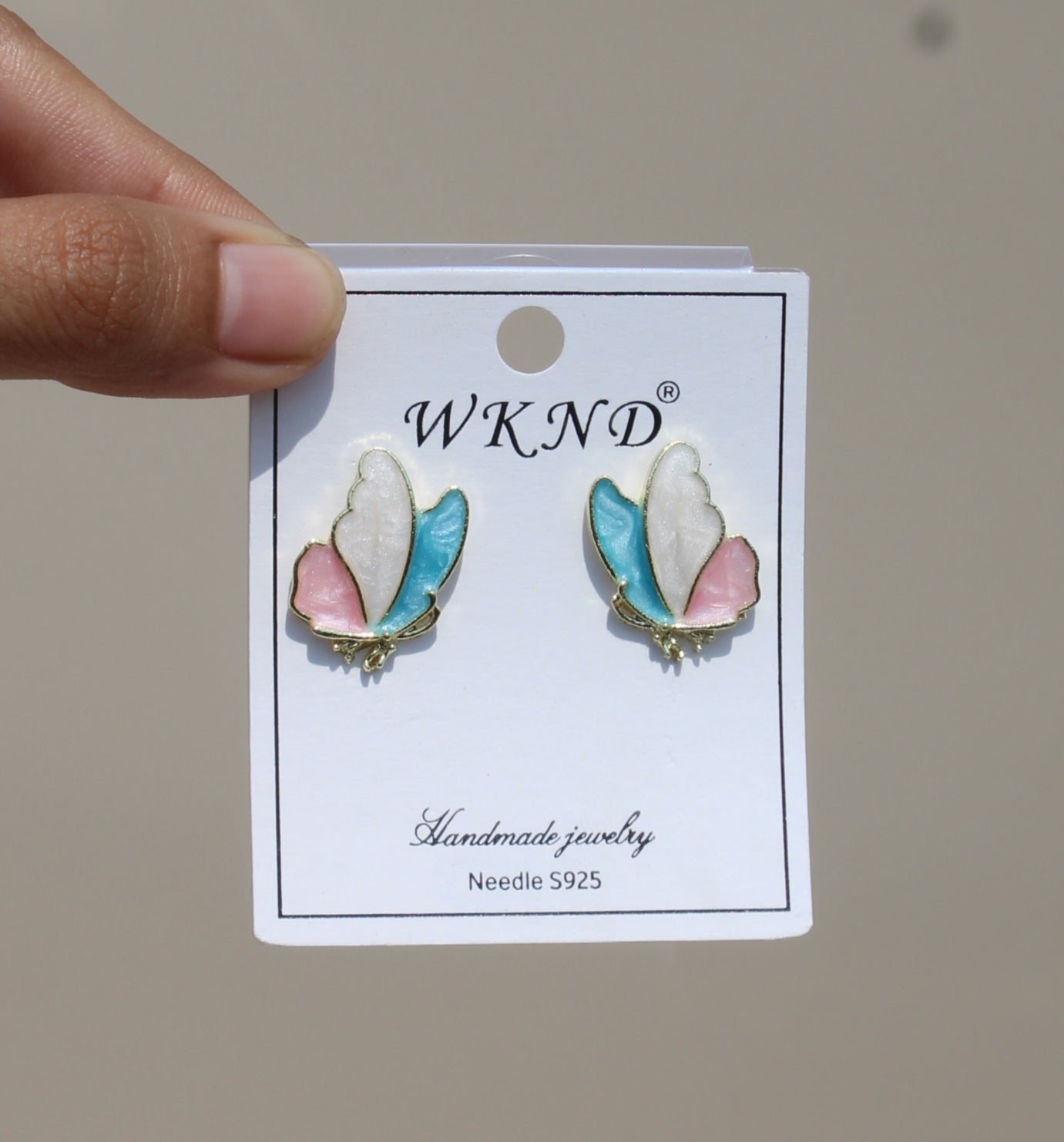 Butterfly Korean Earring ( 925 Silver )