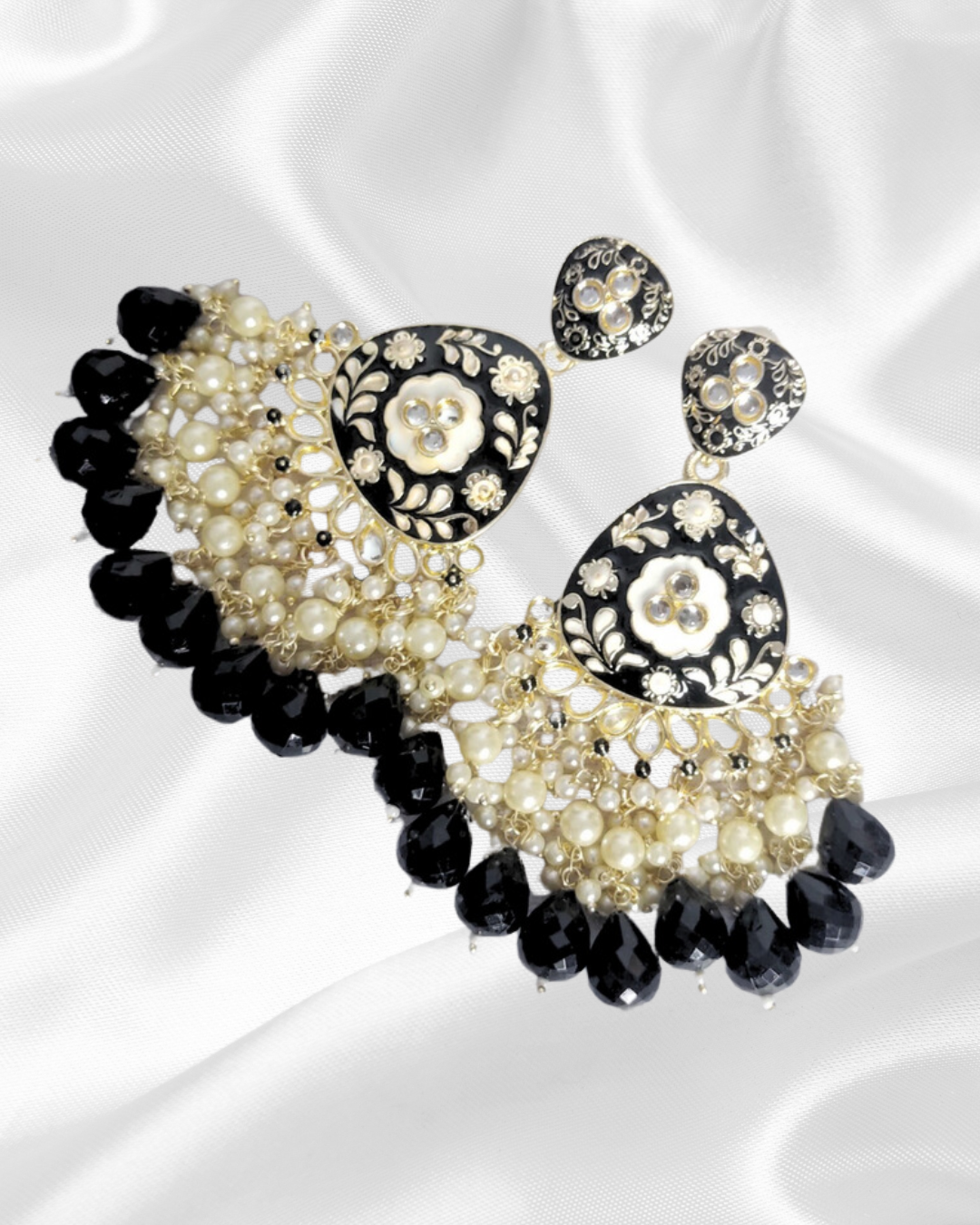 Black Meena-mogra used Earring