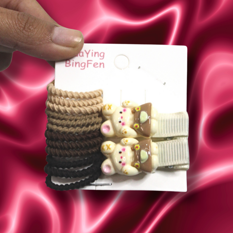 Huaying Baby Clip With 12 Pcs Rubberband