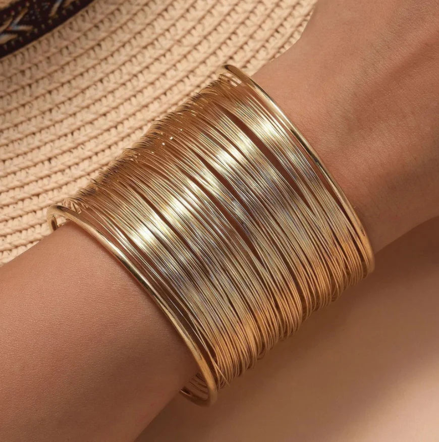 Golden Cuff Bracelet