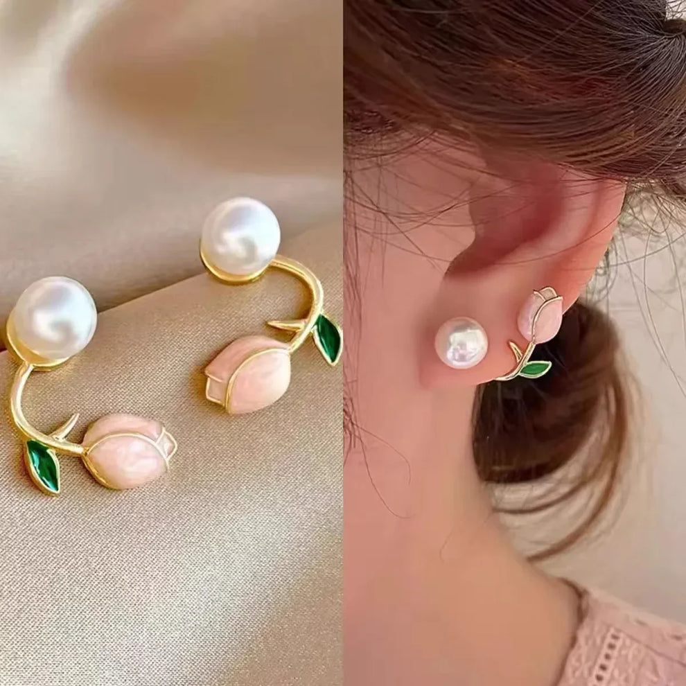 Tulip pearl Earring