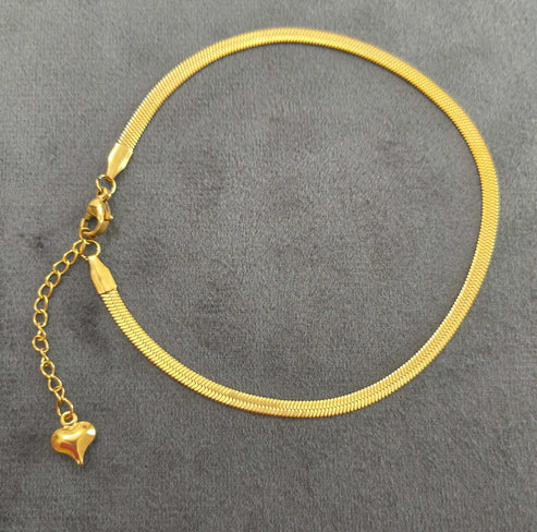 Anti tarnish Snake chain Anklet