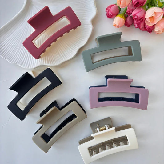 Dual color rectangular Matte Clutcher ( Random color will come )