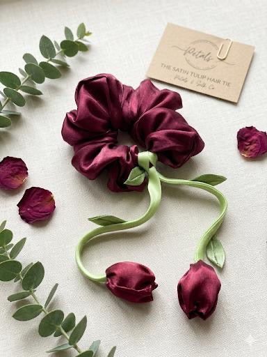 korean Tulip Scrunchie