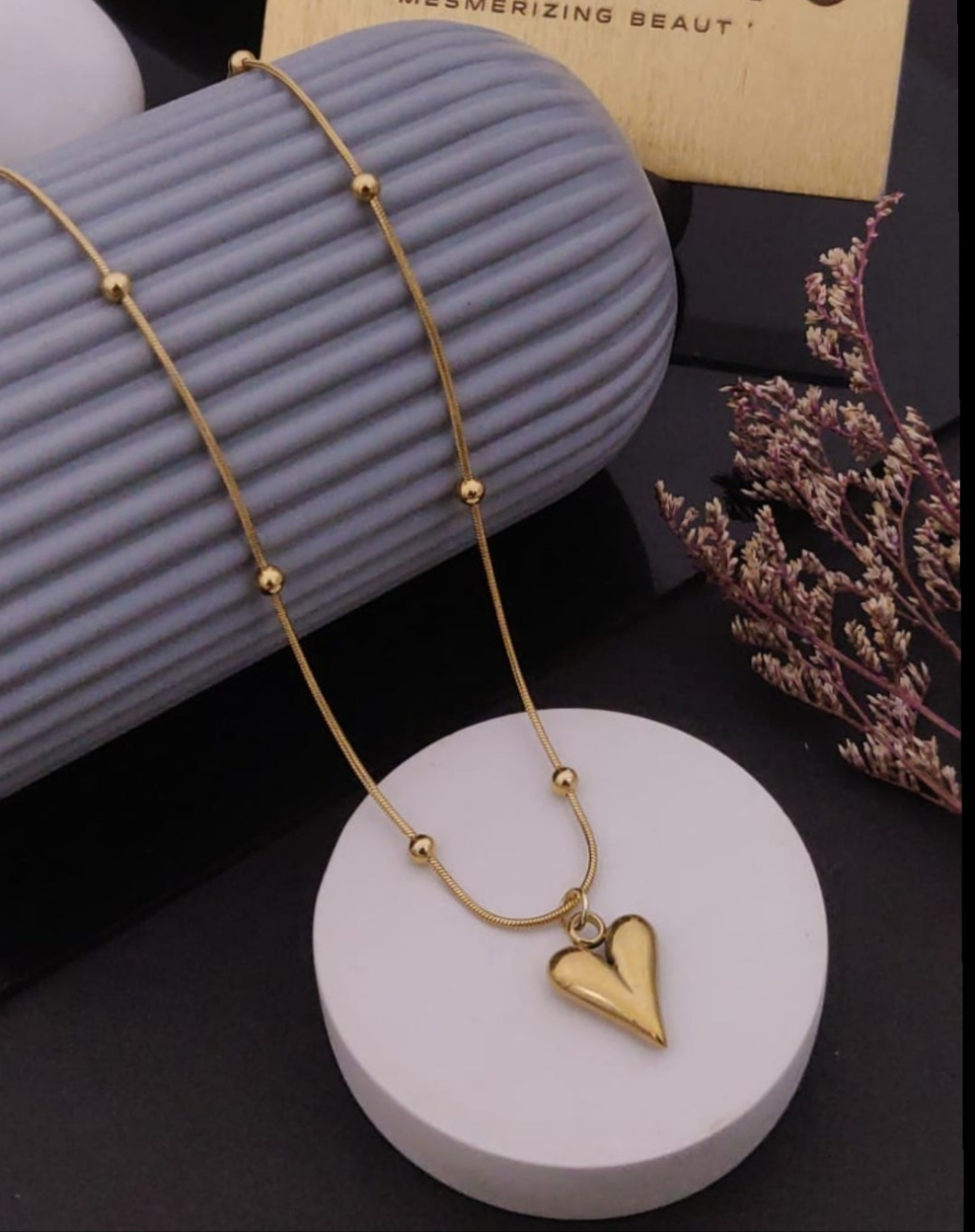 Anti tarnish Heart Pendant