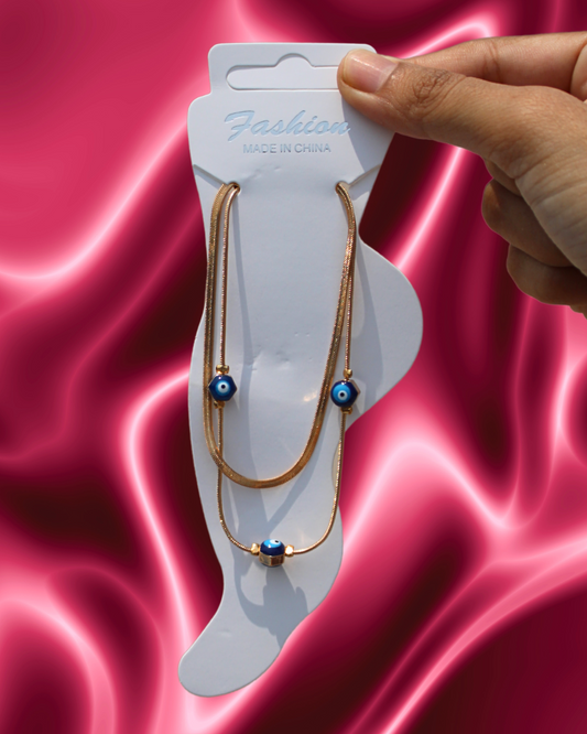 Evil Eye snake chain Anklet