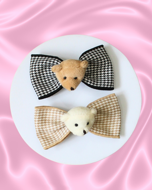Cuddly Bear Hair Bow