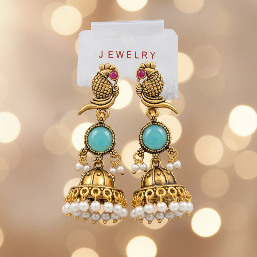 Mayurika Ruby Jhumki