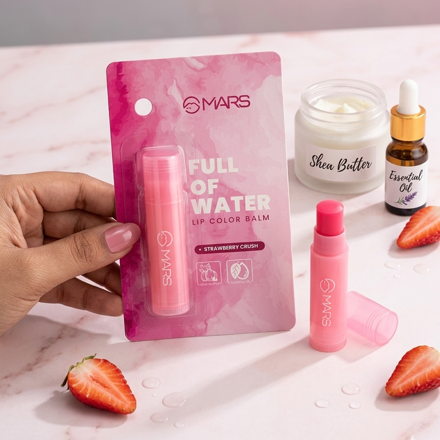 Mars Lip Balm- Strawberry Crush