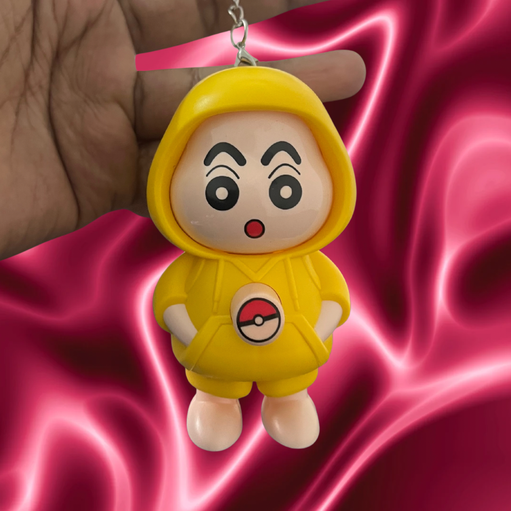 Face rotating Keychain