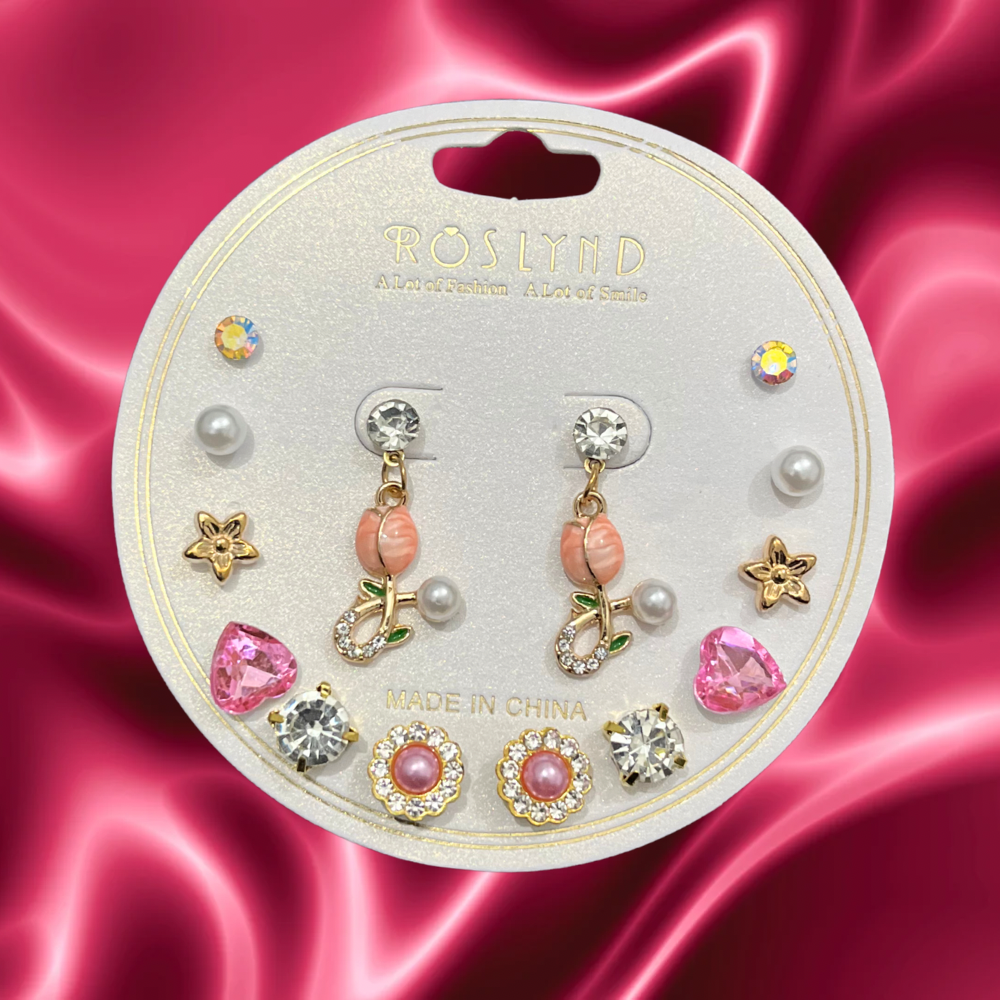 7 pair Earring combo