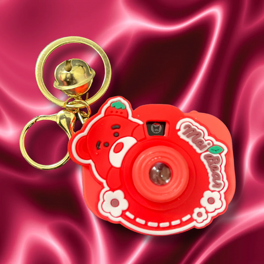 moi bear Camera Projector Keychain