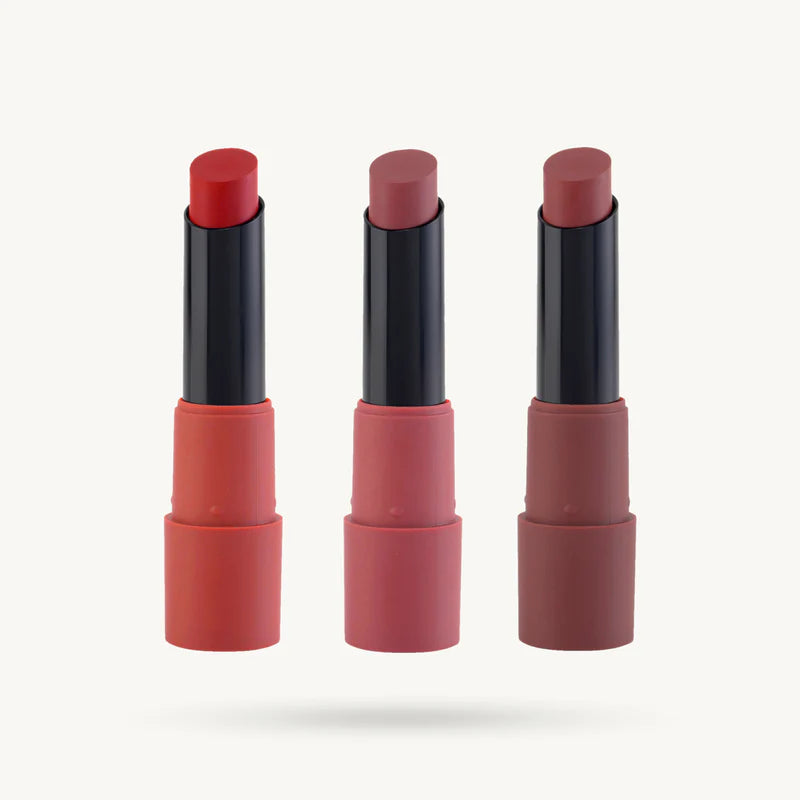 Mars 3 Matte box Lipstick 01 shade- Red & Maroons