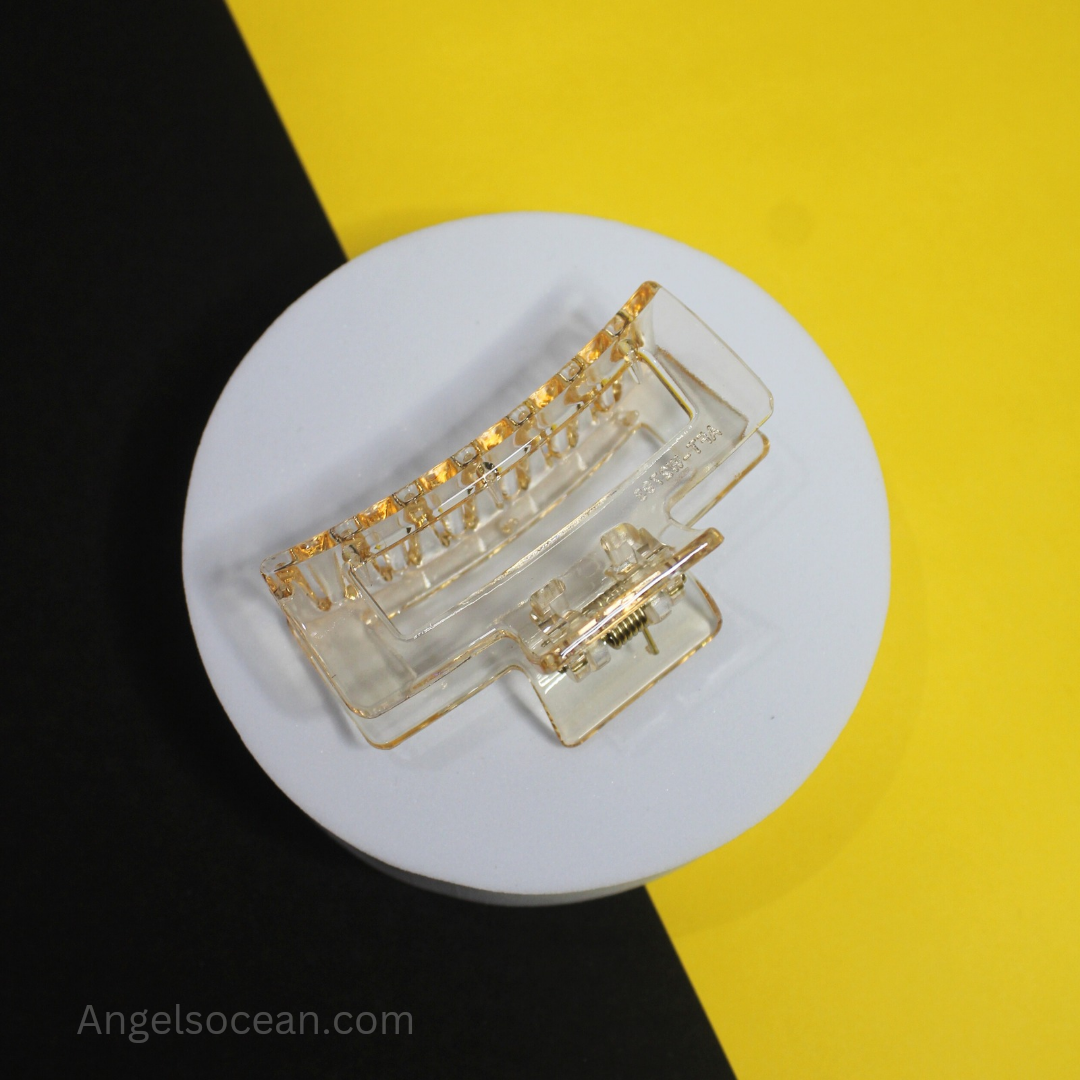 Glass Look Square Clutcher ( Medium )