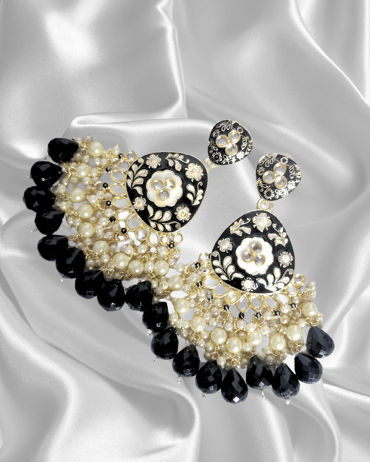 Black Meena-mogra used Earring