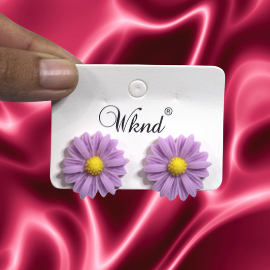 Purlpe Sunflower Earrings