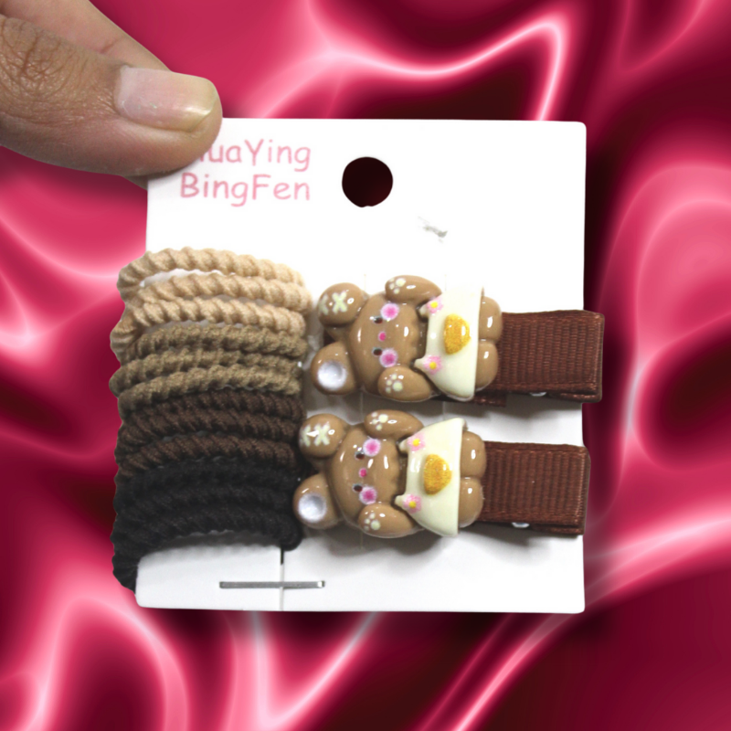 Huaying Baby Clip With 12 Pcs Rubberband