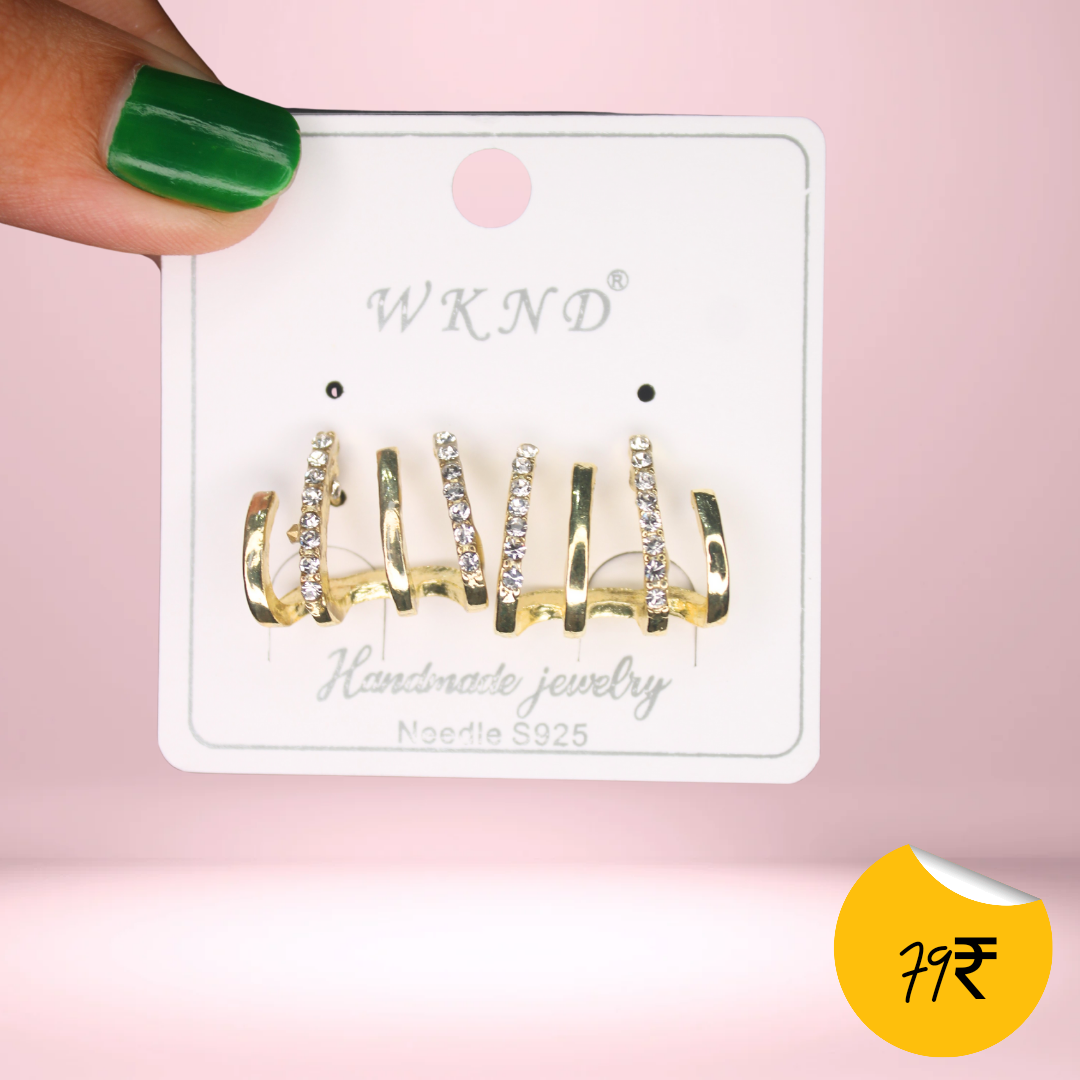 Korean Cuff Earring (925 silver )