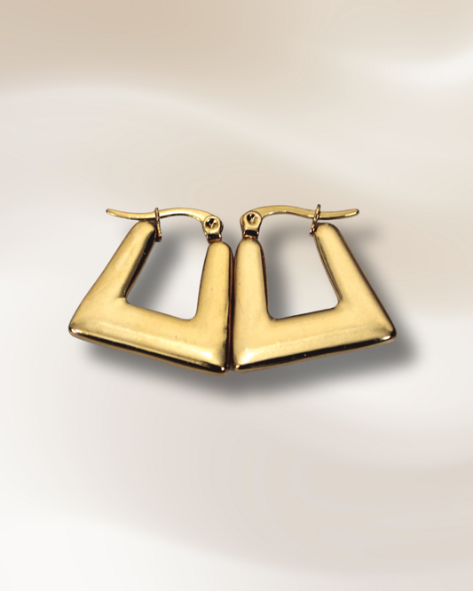 Anti tarnish Hoops Earring K31