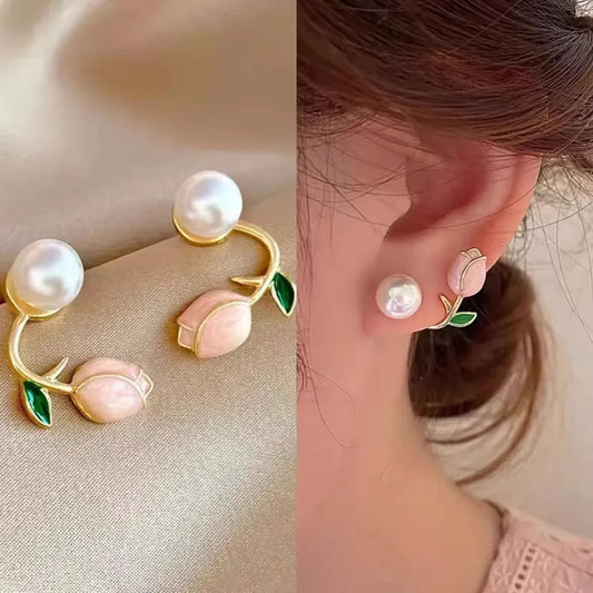 Tulip pearl Earring