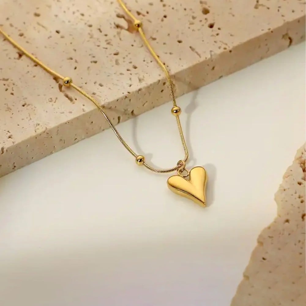 Anti tarnish Heart Pendant