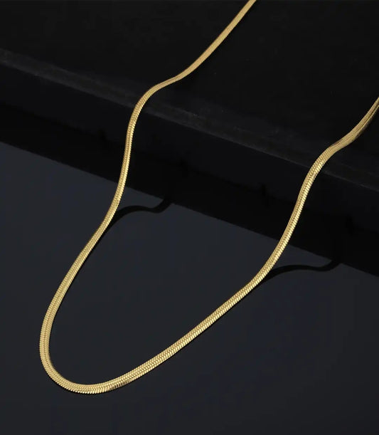 Anti tarnish snake chain- 2mm super thin