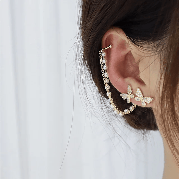 Korean Butterfly Earcuff